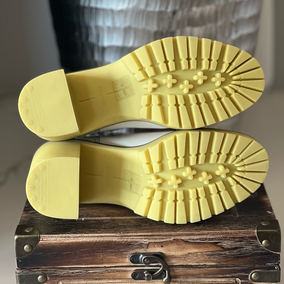 Dolce Vita Castor H2O Suede Boots in White and Yellow - Picture 7 of 8